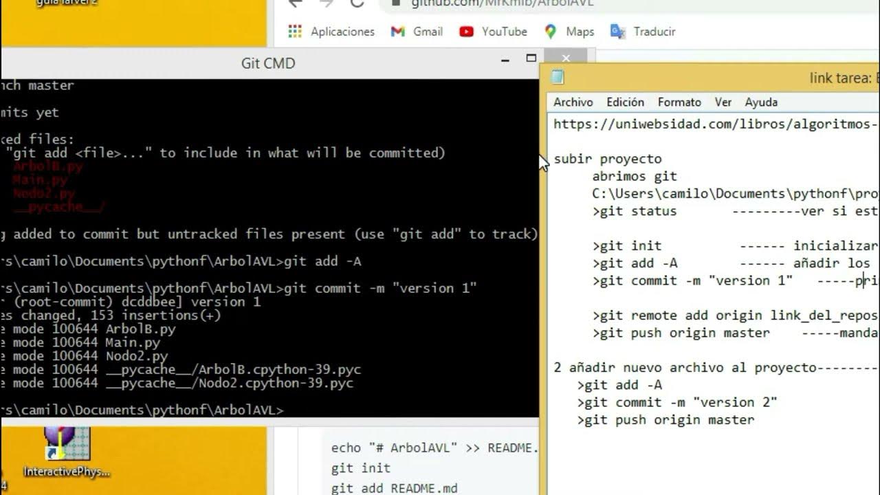 como subir un proyecto a git hub ? - YouTube