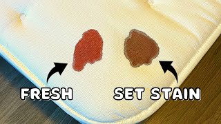 How to Remove BLOOD STAINS From a Mattress