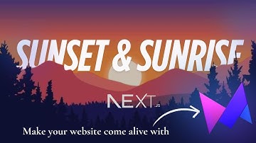 Sunset & Waves Animation with Framer Motion | Scroll to See the Magic! #FramerMotion #WebAnimations
