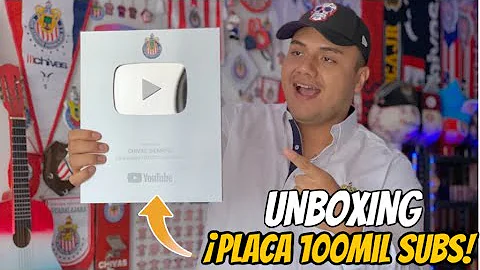 UNBOXING de la PLACA de 100MIL SUSCRIPTORES CMO ES...