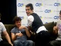 Panic! at the Disco backstage at Q98