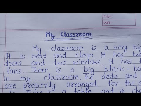 Video: How To Write An Essay About Your Class
