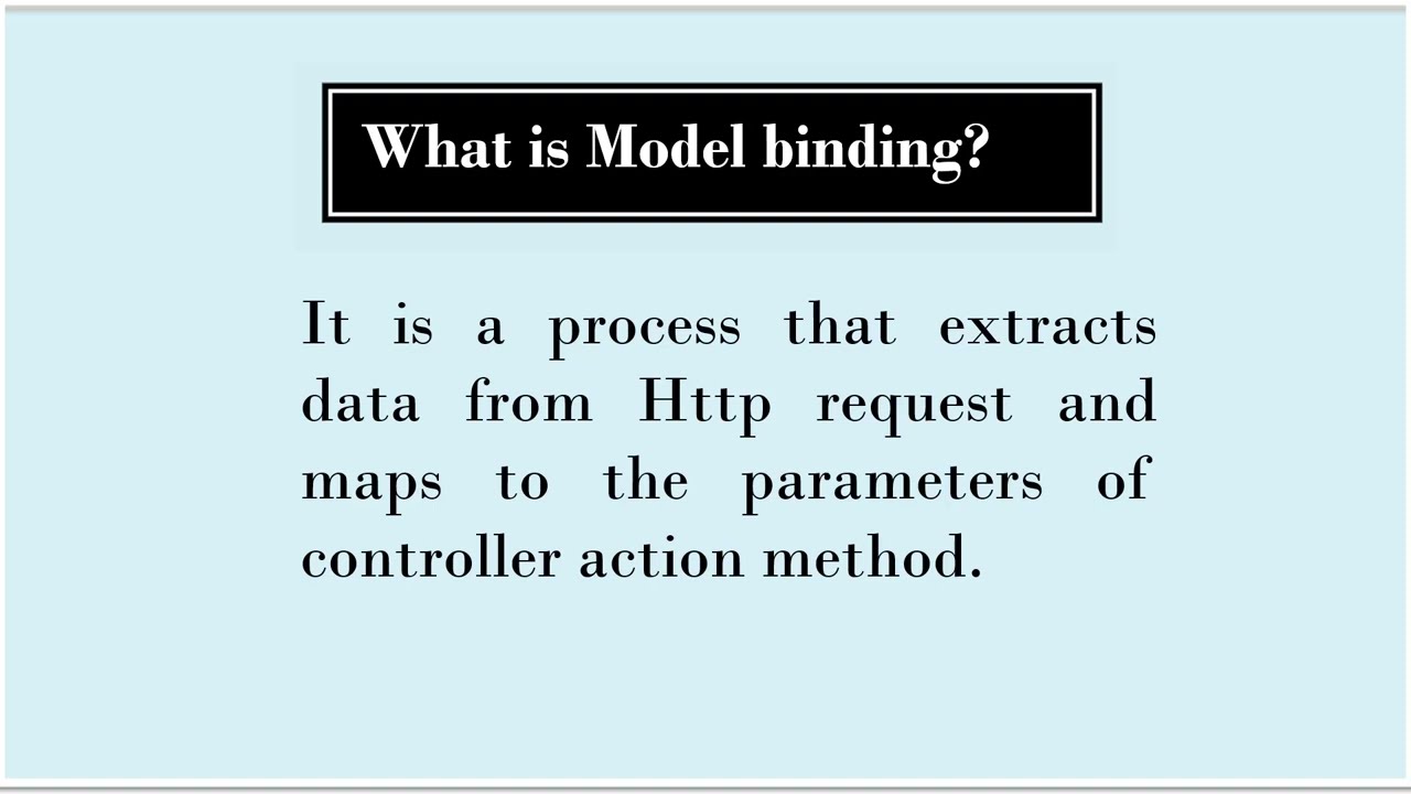 Model Binding in asp net core MVC ｜ Asp net core MVC 6 0 tutorial for beginners
