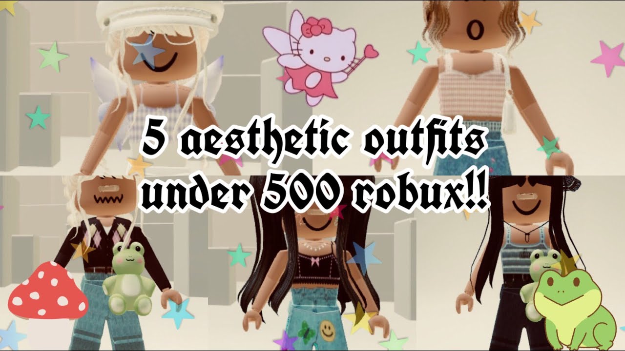 Aesthetic/indie roblox outfit under 500 robux !! {made by me ...