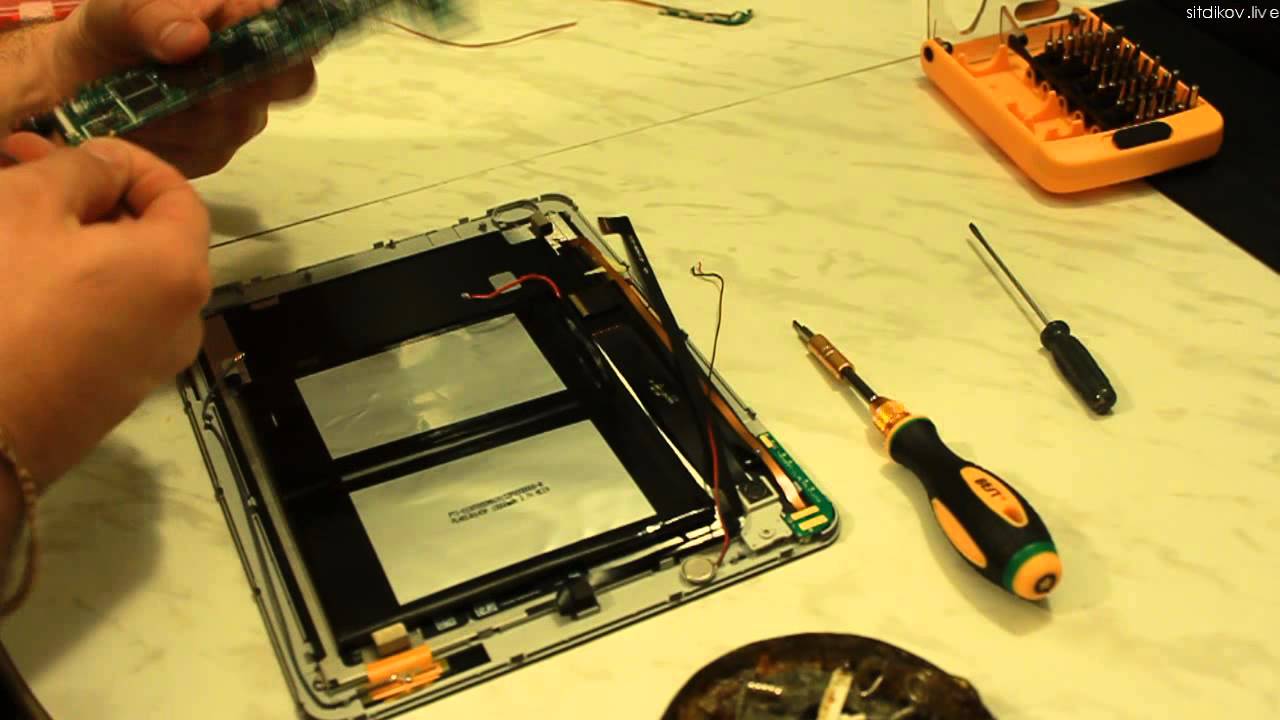 Ainol NOVO 9 Spark - замена материнской платы на планшете - YouTube