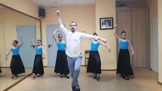 Clases de sevillanas impartidas por Sergio González @sergiobailaor #sevillanas #baile chords