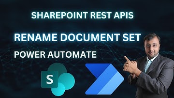 Rename SharePoint Document Set using Power Automate