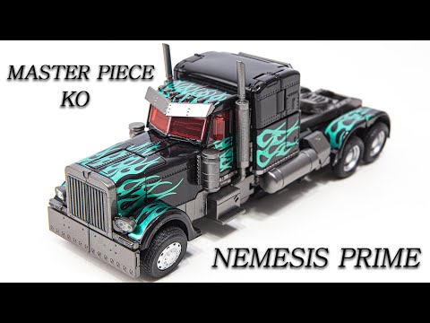 Transformers Movie MasterPiece KO NEMESIS <strong>PRIME</strong> <strong>Black</strong> Truck Car Vehicle Robot Toys