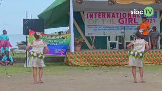 International day of the girls, dance performance in Solomon Islands.