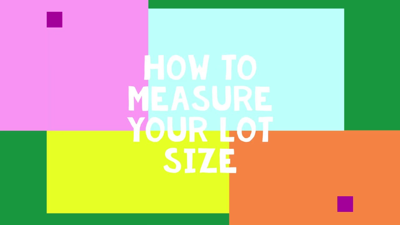 How to measure your lot size using google maps - YouTube