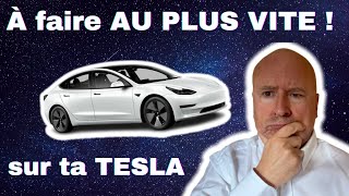 Premiers pas en Tesla. Guide des choses à faire au plus vite !