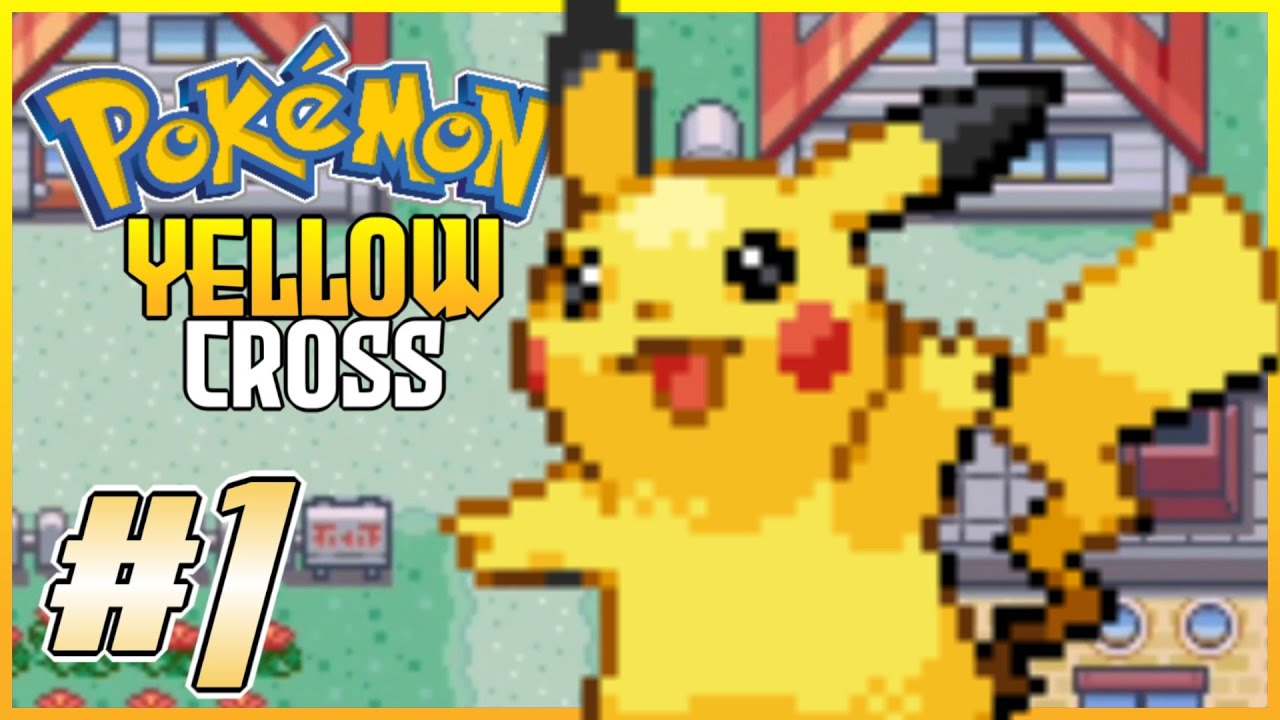 Best Emerald Rom Hack - Pokemon Yellow Cross Demo 1 - Gameplay Walkthrough  Part 1 