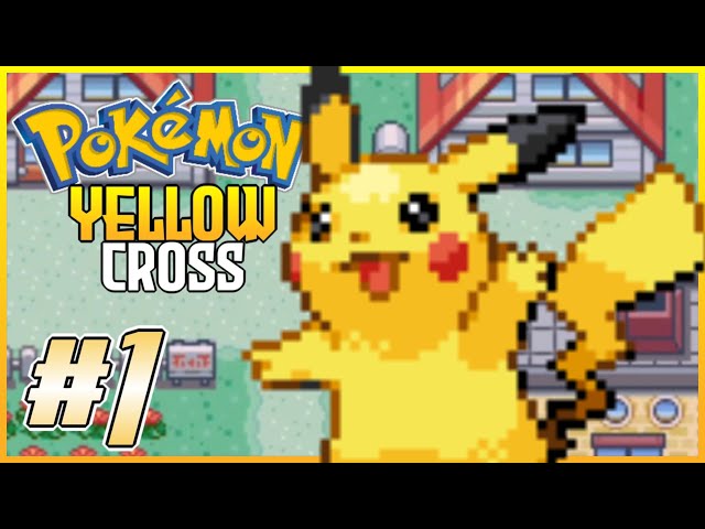 Best Emerald Rom Hack - Pokemon Yellow Cross Demo 1 - Gameplay Walkthrough  Part 1 