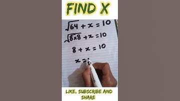 Find x #maths #shorts #squareroot #simplification #vedicmaths #ytshorts