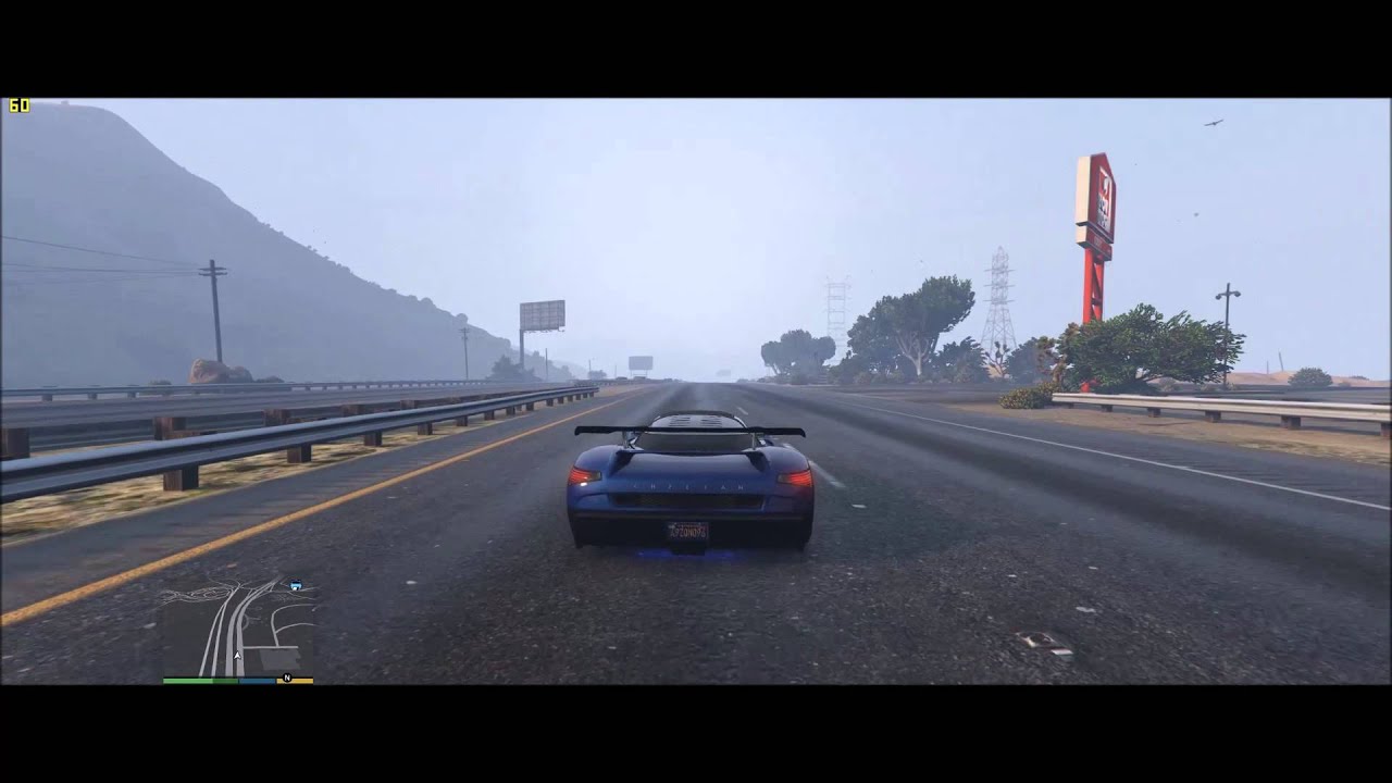 GTA V: Realistic Speed Mod w/ Fully Upgraded Grotti Cheetah