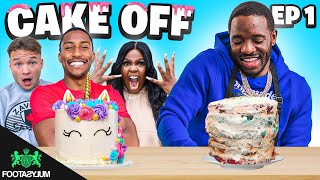 FILLY, NELLA AND JOHNNY EAT KONANS CAKE!! | Cake Off Ep1