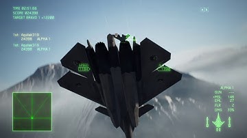 Ace Combat 7 Online: X-02 Vs ADF-11F