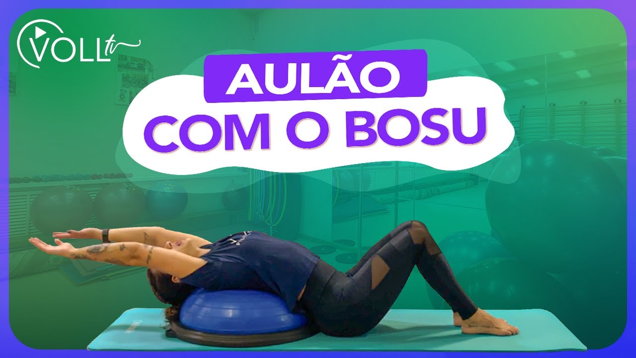 Aula completa de Pilates utilizando somente o Bosu