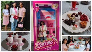 All in Pink Party food ideas | DIY Barbie Earrings Handbag & Designer wear Slippers