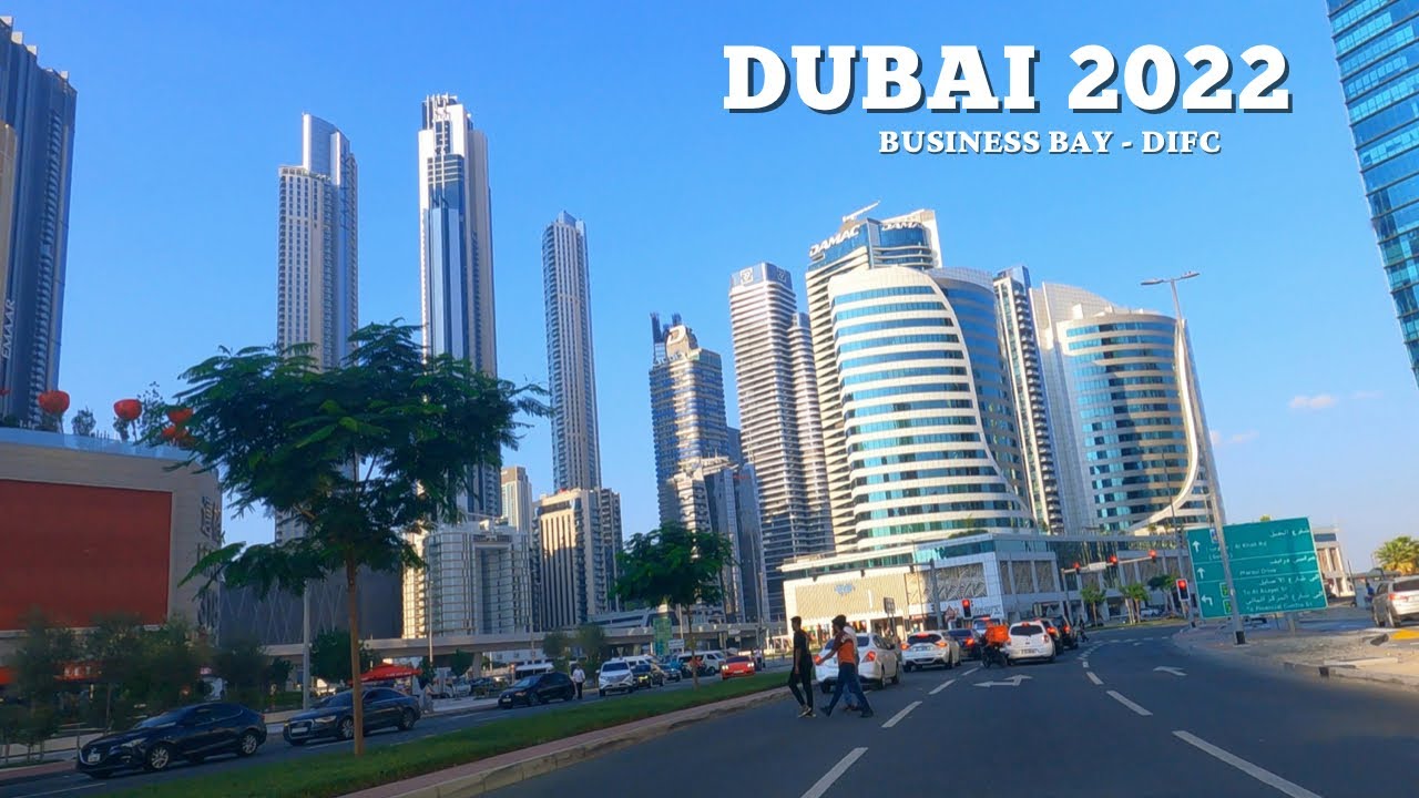 DUBAI 2022 | Afternoon Drive From Business Bay To DIFC |UAE 🇦🇪   