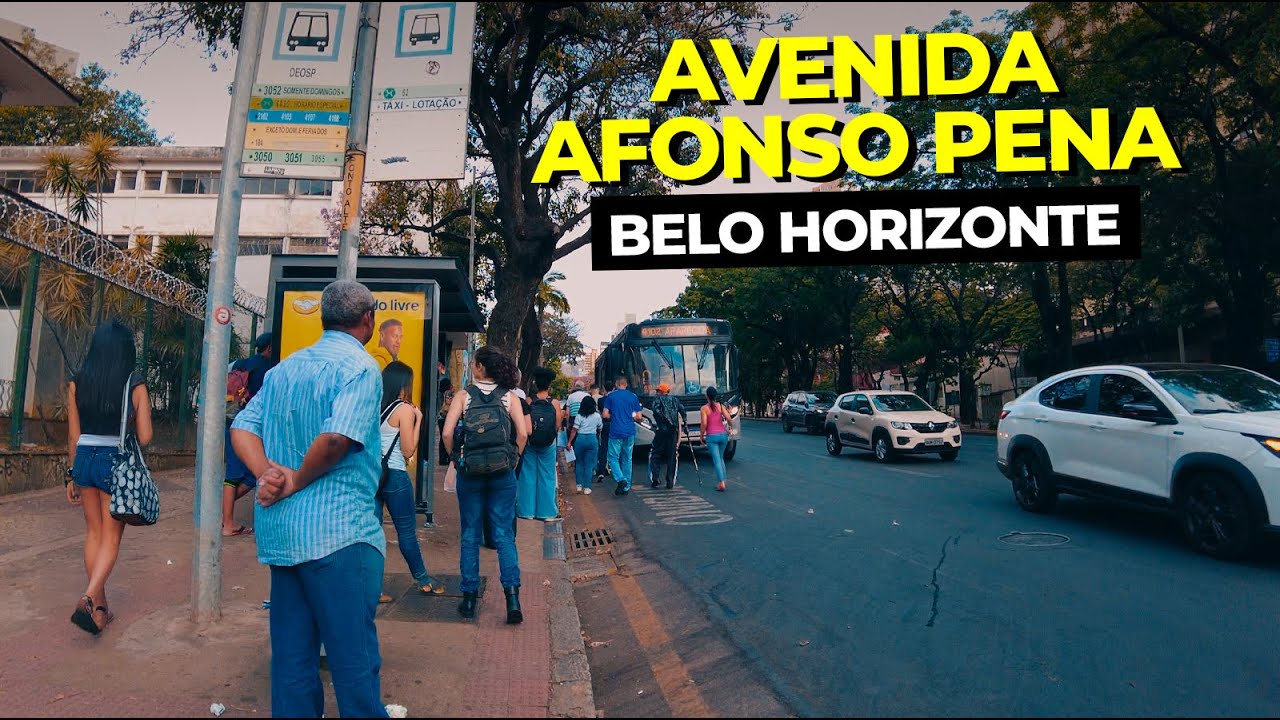 AVENIDA AFONSO PENA | FUNCIONÁRIOS | BELO HORIZONTE - MG | NA RUA 4K