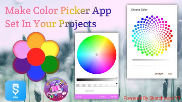 How To Make Color Picker App In Android By Sketchware