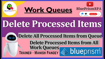 Delete Processed Items from Work Queues Blue Prism | Delete Item from All Work Queues Blue Prism