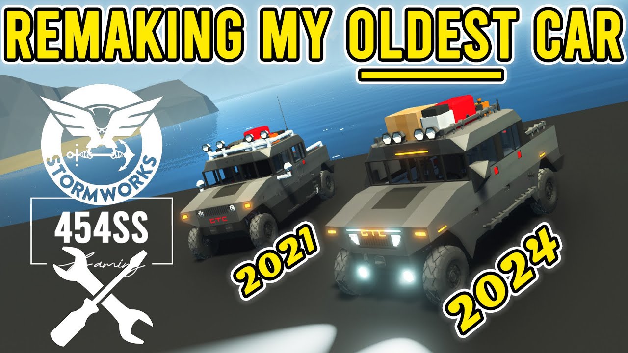 Storm Works Racing 2024 REMAKE of my First Car EVER in Stormworks - YouTube