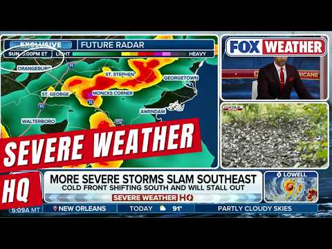 Severe Storms Taking Shape Across the Southeast with Heavy rain, Flooding Possible