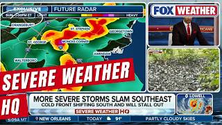 Severe Storms Taking Shape Across the Southeast with Heavy rain, Flooding Possible