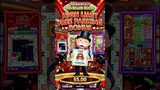 FREE PARKING Monopoly HIGH LIMIT 🎰💰#slots #gambling #casino #shorts #monopoly