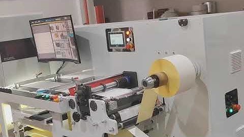 High Speed Label Inspection Machine With Slitting System