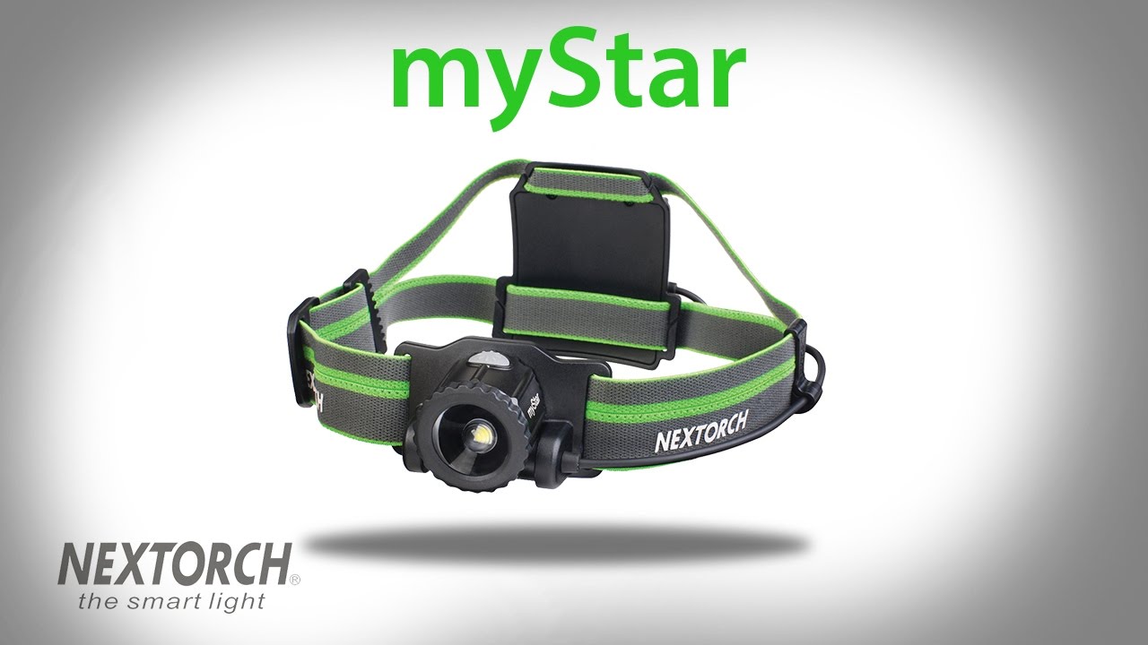 Nextorch myStar V2.0 lampe frontale rechargeable 760 Lumens avec batterie de 3000mAh Focusable