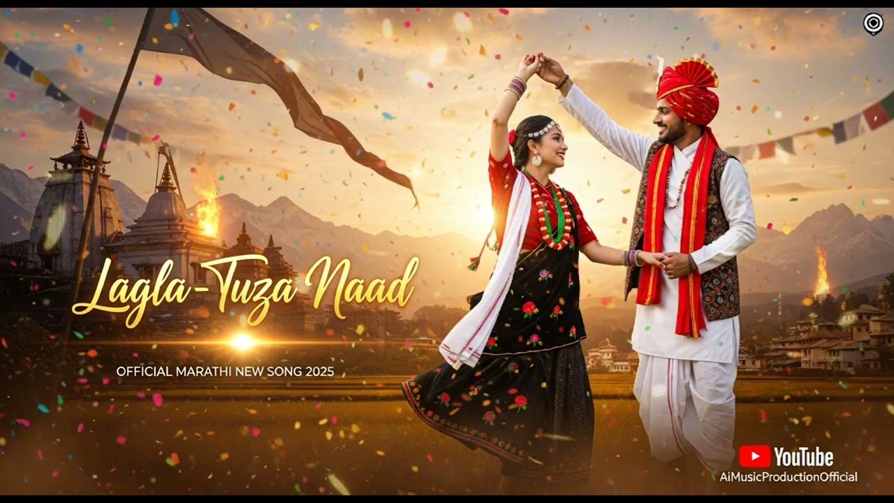 Lagla Tuza Naad | Official Marathi New Song 2025 | Nepali–Marathi Fusion Romantic Song 