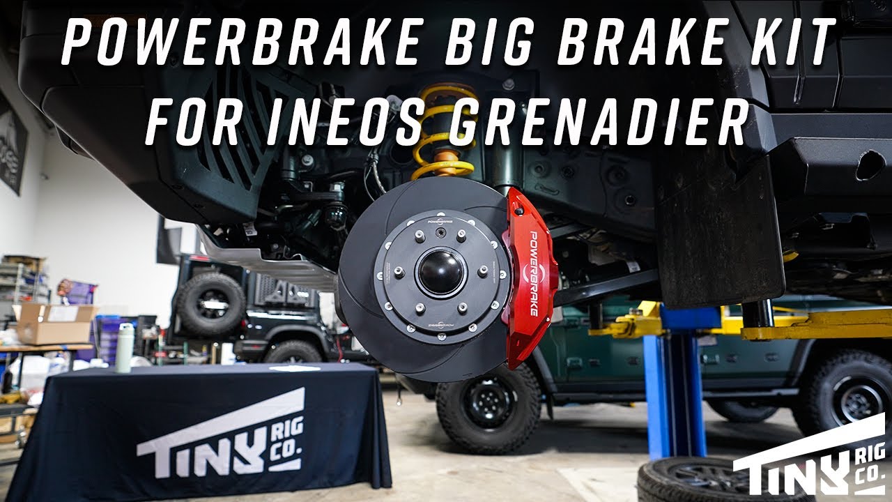 The FIRST Powerbrake Big Brake Kit in the USA | Tiny Rig Co's Ineos ...