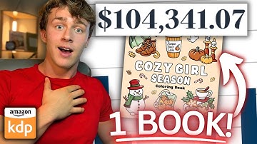 How to write a $100,000 coloring book on Amazon KDP (case study) + AI tutorial