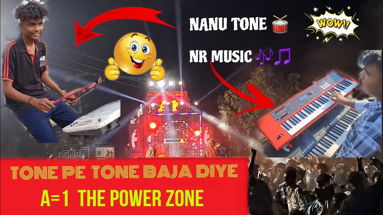 #A1 SUR MASTER BAND 🥁 || #NR MUSIC + #nanu tone || ka dhamaka -🥳 - THE POWER ZONE -🥰🎶 #2024 -26-2