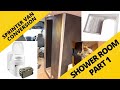 SPRINTER SELF BUILD DIY CAMPER VAN CONVERSION | SHOWER CUBICAL BUILD PART 1   4K