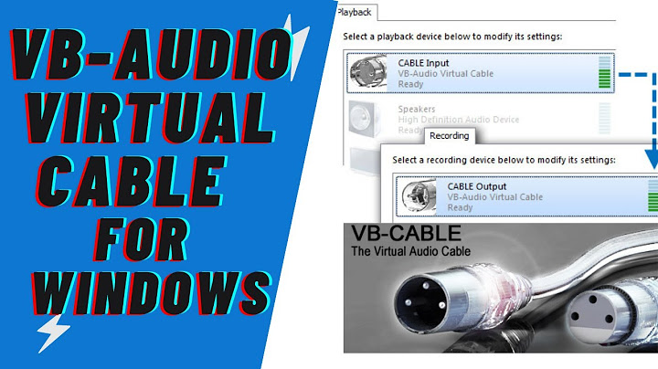 How to Use VB-Audio Virtual Audio Cable  for Windows 10