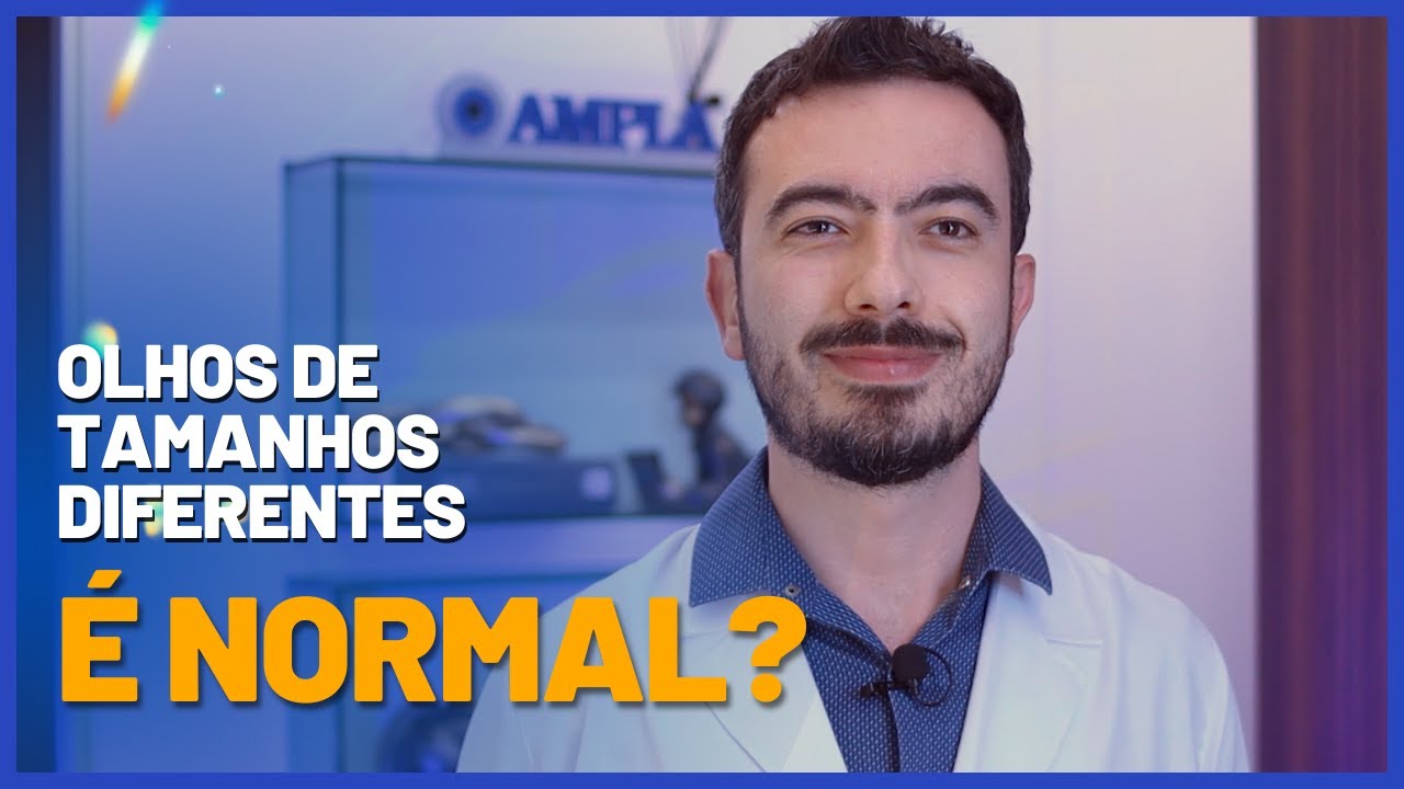 UM OLHO MAIOR QUE O OUTRO: É normal? | Dr. Tiago César - YouTube