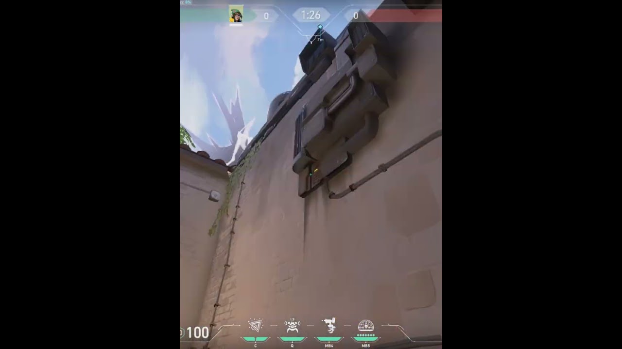 Lineup with Kj site A ascent map