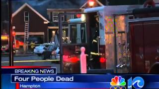 Hampton shooting, fire leaves four dead