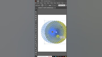 How to Create a Colorful Spiral Vector Illustration in Illustrator 🎨 | #artshorts