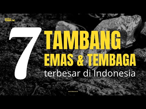 7 Tambang Emas dan Tembaga Terbesar di Indonesia