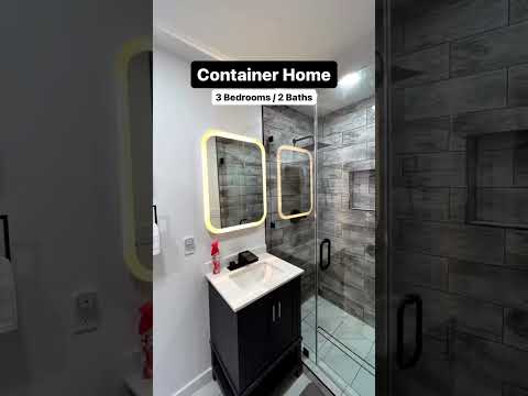 Multi Room Container Home #tinyhouse #containerhome #shippingcontainer #tinyliving #containerinspo