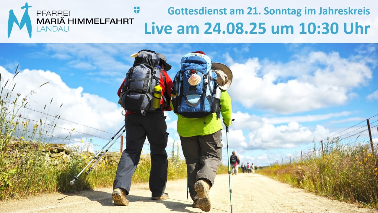 Gottesdienst am 24.08.2025 - 21. Sonntag im Jahreskreis - YouTube