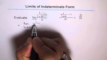 Limit Reciprocal Indeterminate Quotient