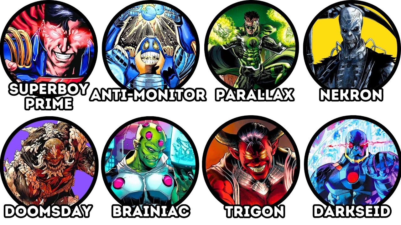 Every Major DC Villain Ranked in Order of Strength