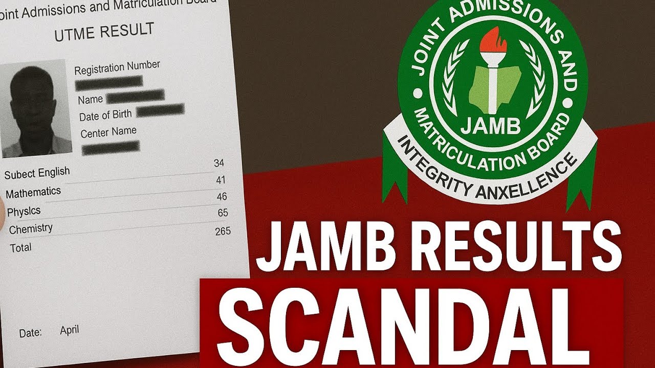 JAMB NEWS - JAMB RESULT SCANDAL