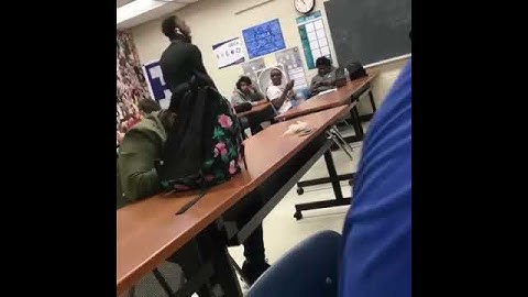 Teen Jumps on Table During Class and Falls Down - 990197